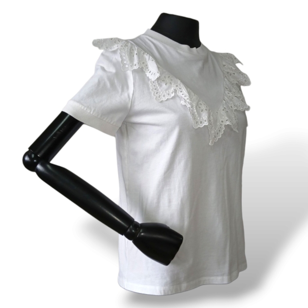 Camiseta Zimmermann Tecido Branco - P 