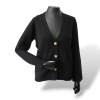 Cardigan NK Cashmere Preto - PP Cardigan NK Cashmere Preto - PP