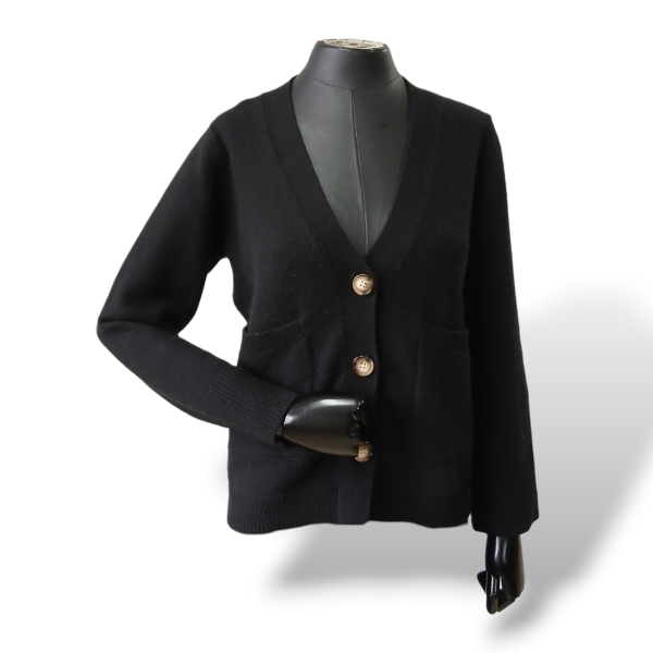 Cardigan NK Cashmere Preto - PP