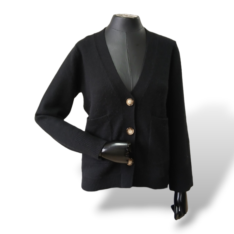 Cardigan NK Cashmere Preto - PP