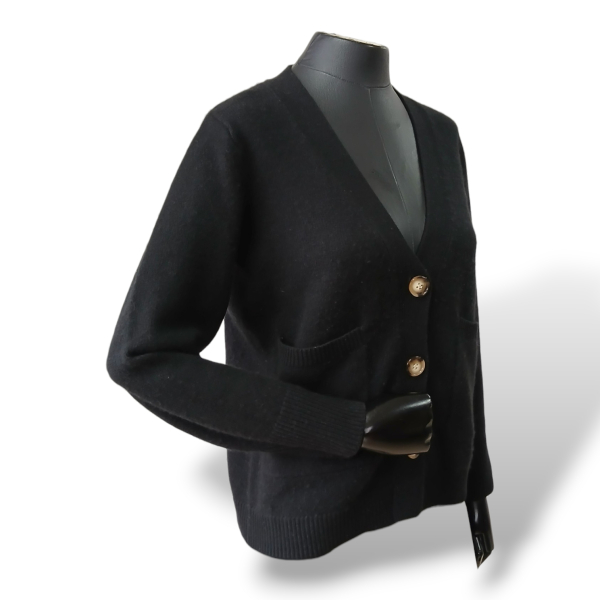 Cardigan NK Cashmere Preto - PP