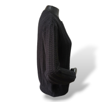 Cardigan NK Tricot Preto - G Cardigan NK Tricot Preto - G