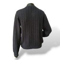 Cardigan NK Tricot Preto - G Cardigan NK Tricot Preto - G