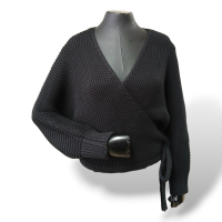 Cardigan De Goeye Tricot Preto - 36 Cardigan De Goeye Tricot Preto - 36