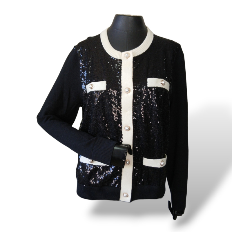 Cardigan Talbots P&amp;B Paetê - M