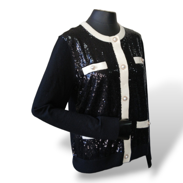 Cardigan Talbots P&amp;B Paetê - M
