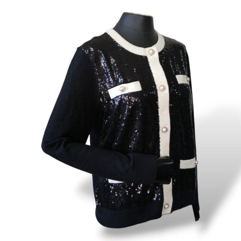 Cardigan Talbots P&amp;B Paetê - M