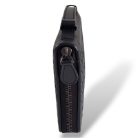 Carteira de Viagem Bottega Veneta Intrecciato Preta