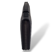 Carteira de Viagem Bottega Veneta Intrecciato Preta