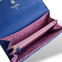Carteira Chanel Azul 