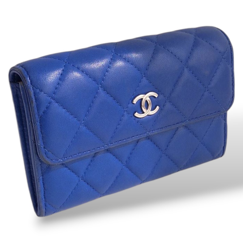 Carteira Chanel Azul  Carteira Chanel Azul