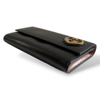 Carteira Gucci Preta Com Coração GG  Carteira Gucci Preta Com Coração GG