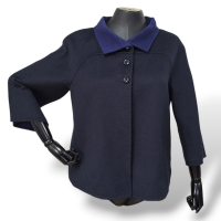 Casaqueto Armani Collection Preto Forro Azul-42