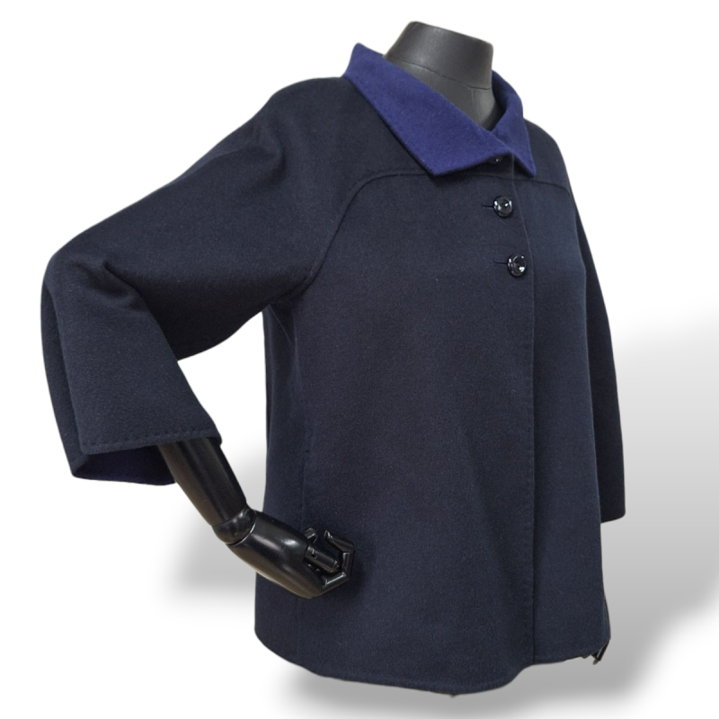 Casaqueto Armani Collection Preto Forro Azul-42