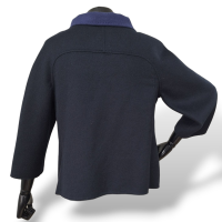 Casaqueto Armani Collection Preto Forro Azul-42