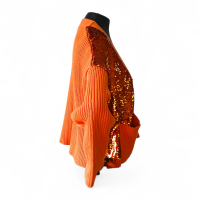 Casaco Bobô Laranja com Paetê - M