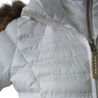 Casaco Bogner Branco com Gola de Pelo-P