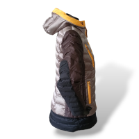 Casaco Bogner Marrom, Cinza e Amarelo-PP