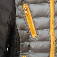 Casaco Bogner Marrom, Cinza e Amarelo-PP