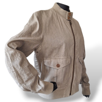 Casaco Burberry Linho e Algodão Fendi-M