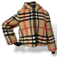 Casaco Burberry em Fleece Xadrez-38