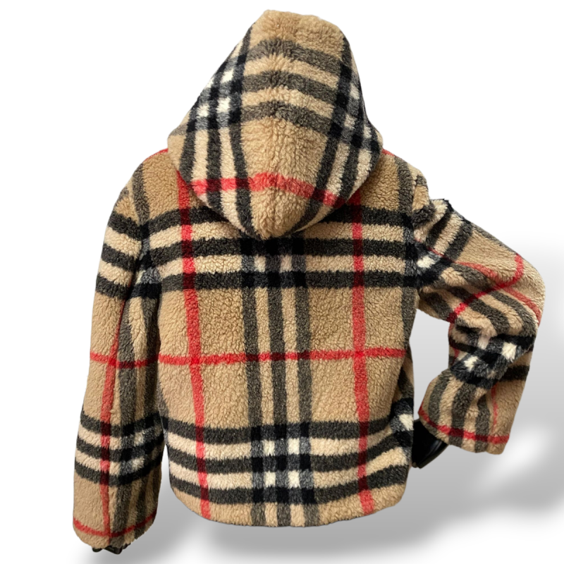 Casaco Burberry em Fleece Xadrez-38