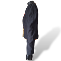 Casaco Cris Barros Crepe Bordado Preto-36