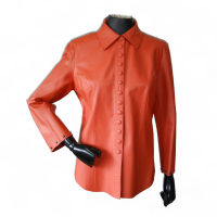 Camisa Cruise de Couro Coral - 40 