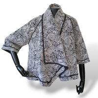 Casaco De Goeye Preto e Branco-36