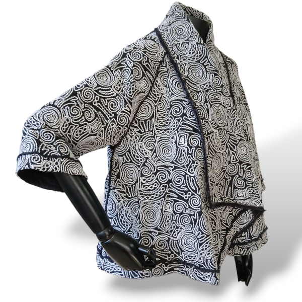 Casaco De Goeye Preto e Branco-36