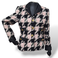 Casaqueto Escada Rosa e Preto-36