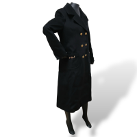 Sobretudo Gucci Preto Longo em Lã-46