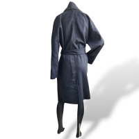 Casaco Loewe Preto Longo com Cinto - M
