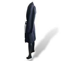 Casaco Loewe Preto Longo com Cinto - M