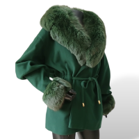 Casaco Selfridges by Admyra com Pele Verde - 38/40