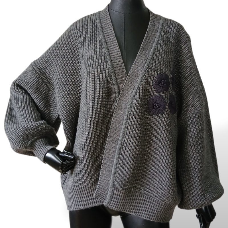 Cardigã A.Niemeyer Cinza-44