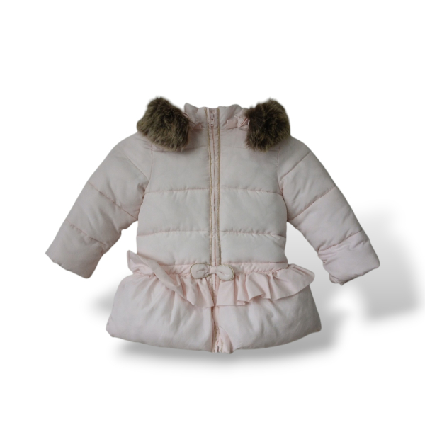 Casaco Tartine et Chocolat Infantil Puffer Rosa - 3 Anos 