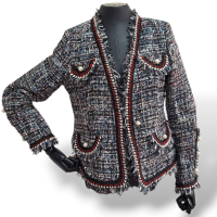 Casaquinho Claudete e Deca em Tweed - P