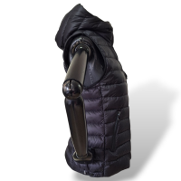 Colete Moncler Preto com Capuz - M