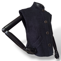 Colete NK Store Boucle Azul Marinho - M