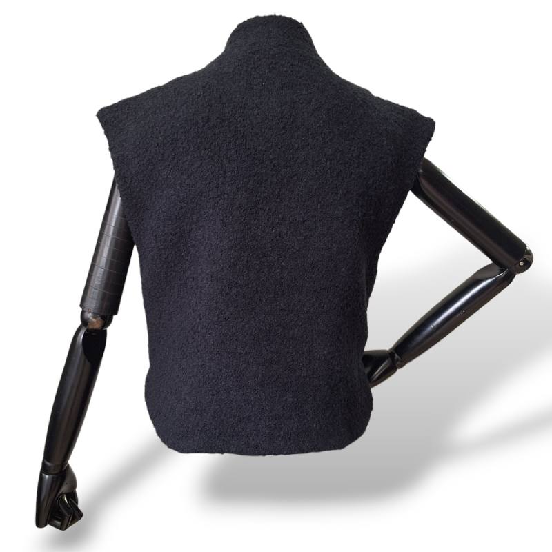 Colete NK Store Boucle Azul Marinho - M