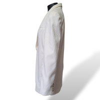Blazer Paula Raia Veludo Cotelê Off White - 38