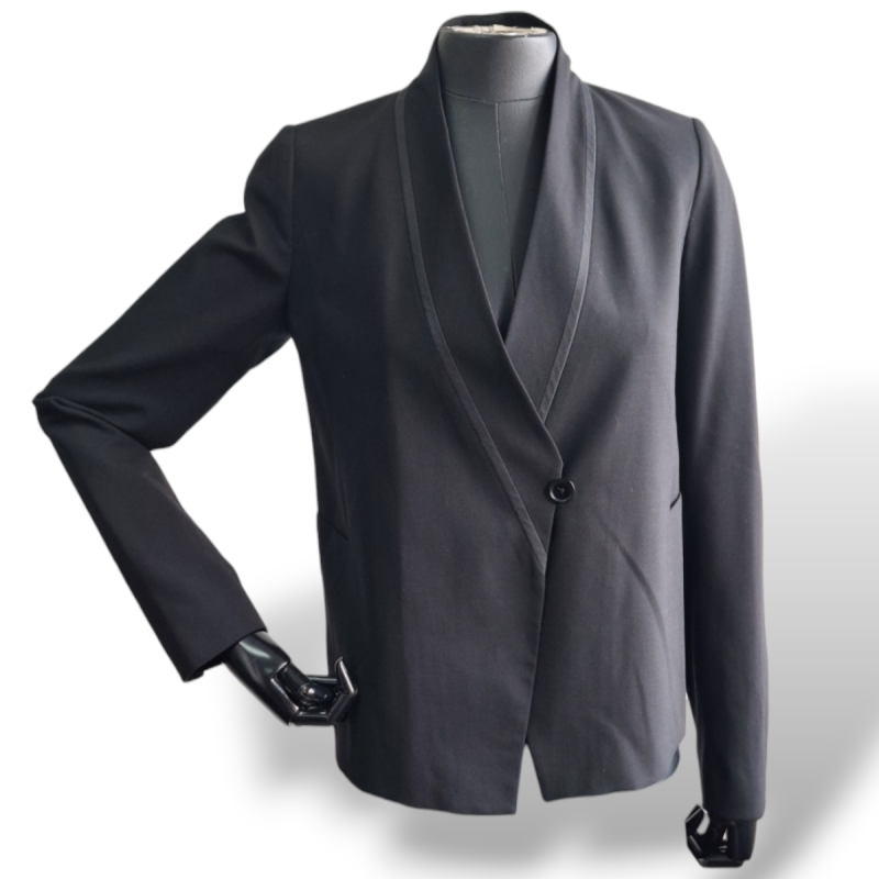 Blazer Vince Preto em Lã - 38