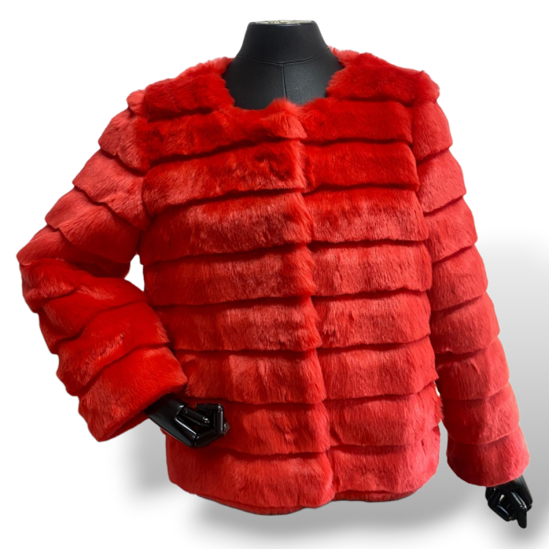 Casaco Scripted Pelo Vermelho-G