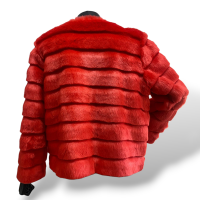 Casaco Scripted Pelo Vermelho-G
