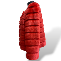 Casaco Scripted Pelo Vermelho-G