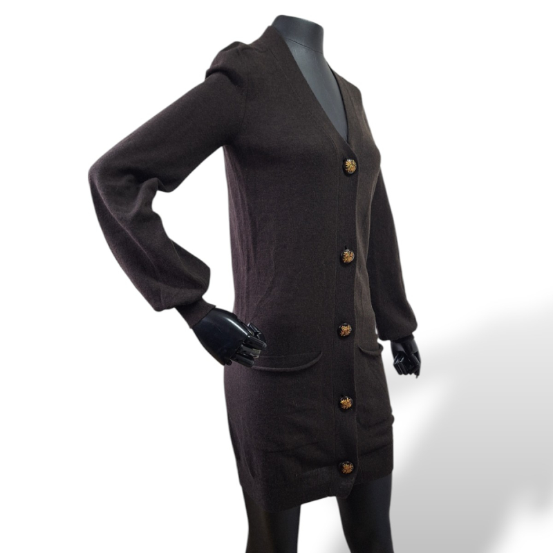 Cardigan Stella McCartney Malha Marrom-38