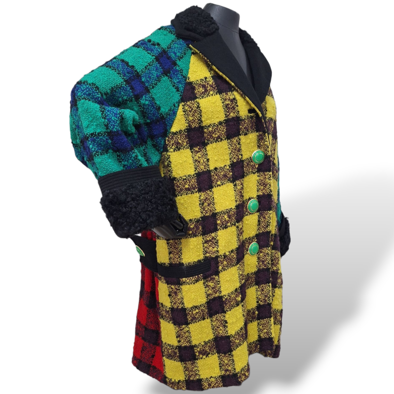 Casaco Versace Xadrez Colorido-38