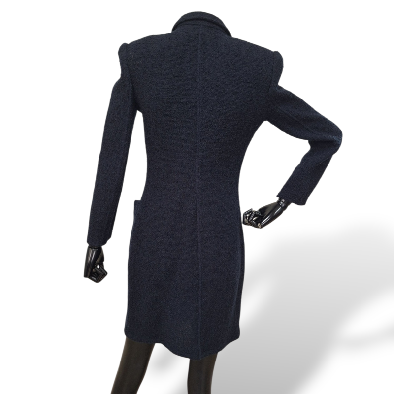 Casaco Valentino Bouclet Azul Marinho-36
