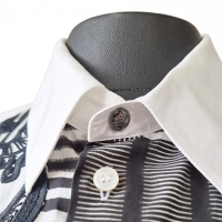 Camisa Versace Branca com Estampa-38